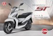 style & technology - Scooters y Motos | Sym España SYM ST 2017.pdf · El grupo Taiwanés Sanyang Motors nacido en 1954, ... también con KIA. ... Carter húmedo y bomba Centrífugo