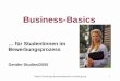 Business-Basics - uibk.ac.at · PDF fileMatrix-Consulting, ahoermann@matrix-  1 Business-Basics  für Studentinnen im Bewerbungsprozess Gender-Studies/2005