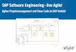 SAP Software Engineering – live Agile! Software Engineering – live Agile! SAP Software Engineering – live Agile!Ali Kaveh Certified Scrum Master Solution Consultant SAP mit Scrum