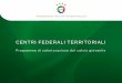 Il progetto della FIGC (slide pdf) - Sito · PDF filePAG Tesserati/e per la Federazione nelle componenti non professionistiche Centri Federali Territoriali Dirigenti PREMESSA I Centri