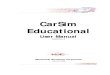 CarSim Educational - High Peak  · PDF fileCarSim Educational User Manual VERSION 4.5 Mechanical Simulation Corporation January 2000