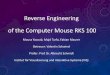 Reverse Engineering of the Computer Mouse RKS 100 · PDF fileReverse Engineering of the Computer Mouse RKS 100 Mousa Yacoub, Majd Turfa, Fabian Maurer Betreuer: Valentin Schwind Prüfer: