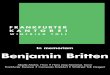 FRANKFURTER K A N T O R E I · PDF fileArvo Pärt (*1935): Cantus in Memoriam Benjamin Britten Für eine Glocke und Streichorchester Benjamin Britten (1913–1976): Serenade für Tenor,