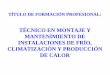 TÉCNICO EN MONTAJE Y MANTENIMIENTO DE curricu2001A.pdf · PDF fileetc. ) para la ejecución y control de los trabajos en el área del montaje y mantenimiento de instalaciones térmicas