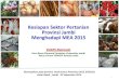 Kesiapan Sektor Pertanian Provinsi Jambi Menghadapi · PDF fileDisampaikan pada Seminar Hasil Sensus Pertanian 2013 (ST2013) Hotel ... kelapa sawit, karet dan kakao. 4. ... Memperlancar