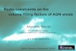Radio constraints on the volume filling factors of AGN windsstar.herts.ac.uk/ewass/talks/sessO/blustin.pdf · Alexander Blustin JENAM, University of Hertfordshire, 20/04/09 Radio