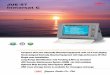 JUE-87 Inmarsat C - JRC 日本無線株式会社 · PDF fileJUE-87 Inmarsat C Compact all-in-one ... The Ship Security Alerting System (SSAS) is a system that ... Model JUE-87 Inmarsat