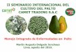 II SEMINARIO INTERNACIONAL DEL CULTIVO DEL …cametrading.com/.../01-Manejo-Integrado-De-Enfermedades.pdf · Manejo Integrado de Enfermedades en Plantas Control Cultural BIOLÓGICO