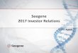 Seegene 2017 Investor   Investor Relations 2017. 8 