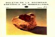 BOLETIN DE LA SOCIEDAD ESPAÑOLA DE · PDF fileBREVE HISTORIA DE LA SOCIEDAD La idea de fundar la Sociedad Espa­ ñola de Mineralogía, es algo que es­ tá en la mente de muchos