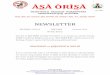 Asa Orisa News 2016 2 - · PDF fileO objetivo do Boletim mensal da ÀSÀ ÒRÌSÀ (Axa Orixa) é de divulgar a nossa Religião Tradicional Antiga do Orixa, conhecida como ... Asa Orisa