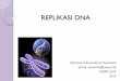 REPLIKASI DNA - staffnew.uny.ac.idstaffnew.uny.ac.id/.../pendidikan/3-replikasi-dna.pdf · Why study DNA replication ? Materi genetis : perlu diketahui untuk melihat pewarisan sifat