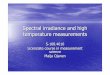 Spectral irradiance and high temperature measurementsmetrology.hut.fi/courses/S-108.4010/2007/Spectral_irradiance_and... · constant, λeff = effective wavelength of the filter, TCal=