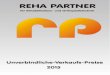 REHA  · PDF fileREHA PARTNER Empfohlene-Verkaufs-Preise 2015 Seite 3 ALU ... 1 . . 102 Anpassung der Sitzlänge nach Körpermaß für z.B. ODL 175,00 208,25