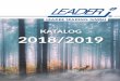 KATALOG 2018/ · PDF fileÜBER LEADER TRADING Die LEADER Trading GmbH wurde 1994 von Jürgen Landich gegründet. Mit seiner langjährigen Erfahrung als früherer Leiter Sales und