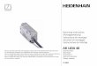 AK LIDA 48 -  · PDF fileAK LIDA 48 11/2015 Instrucciones de montaje Cabezal captador Para el montaje de la regla y las cintas de medida deben consultarse las instrucciones de montaje