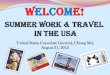 SUMMER WORK & TRAVEL IN THE USA - State · PDF fileSUMMER WORK & TRAVEL IN THE USA ... - The designated sponsor will place you with an employer. ... ข้อมูลทุน-โครงการ