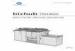 User’s Guide [Security Operations] when using the security functions offered by the bizhub 750/600 ma-chine. To ensure the best possible performance and effective use of the ma-