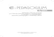 e-pedagogium 2-2011 - aspiration to imitate); the second seven-year period activates the in- ner processes involving reshaping and development of inclinations, habits, conscience,