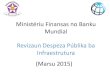 Ministériu Finansas no Banku Mundial Revizaun Despeza ... · PDF fileRevizaun Despeza Públika ba Infraestrutura (Marsu 2015) ... –Projeitu balun inklui iha orsamentu maske 