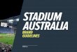 1 STADIUM AUSTRALIA BRAND GUIDELINES · PDF file12 stadium australia brand guidelines 13 stadium australia brand guidelines words we live by fan friendly brave captivating fan friendly