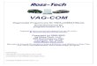 VAG- · PDF file · 2012-02-08funktionsdiagram i Appendix E i denna manual för mer info). • En roterande markör visar att kommunikationen är aktiv. 9 Öppna styrenhet ... bilar