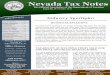 Industry Spotlight - Nevada · PDF fileIndustry Spotlight: ... Red Dyed Diesel Fuel . 3 . ... Department of Taxation before the proceeds of the sale are released. A buyer is