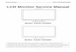 LCD Monitor Service Manual - 广电电器网-家电维修 … Manual ASUS VK266H&VW266H LCD Monitor Service Manual Model: ASUS VK266H Model: ASUS VW266H D SPECIFICATIONS AND INFORMATION