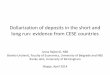 Dollarization of deposits in the short and long run ... · PDF fileDollarization of deposits in the short and long run: evidence from CESE countries Ivana Rajković, ... CNB, CNB,