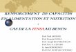 RENFORCEMENT DE CAPACITES EN … Keller International (HKI) Fédération Africaine des Sociétés de la Nutrition (FANUS) Université de Ouagadougou En résumé, réseau académique