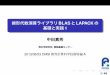 線形代数演算ライブラリ BLAS 基礎と実践 1 · PDF fileblas lapack入門(i) 講義内容 線形代数の歴史と重要性 コンピュータでの数値計算と、線形代数演算