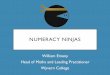 Numeracy Ninjas - SSAT ??maths GCSE rely on the ... improve students’ mental fluency of important ... NUMERACY NINJAS-NEXT STEPS •Visiting Prof Bjork at
