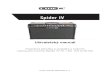 říručka k ovládání a funkcím zesilovačů a komb Spider IV ...media.kytary.com/resources/p/r/64505438.pdf · Presets, dokud je název ... Spider IV je připraven k okamžitému