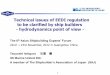 Technical issues of EEDI regulation to be clarified by ... 1. Technical issues of EEDI...to be clarified by ship builders - hydrodynamics point of view - The 6th Asian Shipbuilding