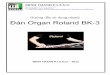 Hướng dẫn sử dụng nhanh đàn Organ Roland BK3pianominhthanh.com/wp-content/uploads/2013/06/roland-bk3.pdf · ... thuận lợi cho các nhạc công – Với cách chia