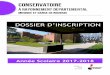 DOSSIER D’INSCRIPTION - ville- · PDF fileLe tarif roubaisien s’applique aux élèves du 3ème ... Code postal : ... classique contemporain