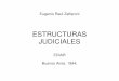 ESTRUCTURAS JUDICIALES - · PDF fileestructuras judiciales, particularmente en lo que hace al gobierno, a la selección de los jueces y a la distribución orgánica. No obstante, es