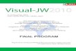 FINAL PROGRAM - 大阪大学conf/Visual-JW2010/Final_Program_v3.pdf · Hiroshi Nishikawa, Osaka University, Japan ... Akio Hirose, Osaka University, Japan ... Ltd.) and Katayama Seiji(Osaka