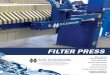 FILTER PRESS - MW · PDF fileM.W. Watermark TM Filter Press Press Sizing Formulas* *Please obtain all possibile slurry information as outlined below. If one or more criteria are not