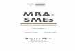MBA- SMEs - admission.bu.ac.thadmission.bu.ac.th/.../current_students/deegree_plan/1_60/SMEs.pdfSMEs Master of Business ... Entrepreneurship and Venture Initiation Organizational Behavio