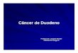 Cáncer de Duodeno - blogs.eco.unc.edu.arblogs.eco.unc.edu.ar/cirugia/files/2011/09/Cáncer-de-duodeno.pdf · Objetivos de la clase Frecuencia de presentación del cáncer de duodeno