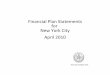 Financial Plan Statements for April 2010 - New York City Month‐By‐Month Revenue and Obligation Forecast ... prior Financial Plan Statements, these ... 1,194 