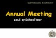 2016-17 School Year - School District of Cadott Community · Presentation of Proposed Budget for 2016-17 ... Employee Engagement & Culture ... Align essential learning targets,