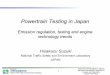 Powertrain Testing in Japan · Engines and Powertrains Technical Workshop 1 Powertrain Testing in Japan Emission regulation, testing and engine technology trends ... small things