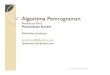 AlgoritmaAlgoritma Pemrograman Pemrograman · permasalahan tersebut memiliki beberapa alternatif ... Algoritma dan Pemrograman dengan Pascal dan C edisi Kedua, Bandung: Informatika