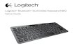 Logitech® Bluetooth® Illuminated Keyboard K810 … · Logitech Bluetooth Illuminated Keyboard K810 4 English Set up your product Pair your first device 1. Turn on the Bluetooth