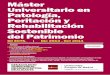Máster Universitario en Patología, Peritación y … Colegio Territorial de Arquitectos de Alicante. CTAA, el resto online a través del Campus Virtual de la Universidad Europea