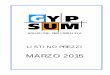 MARZO 2015 - GYPSUM srl - Materiali per l'edilizia · listino gypsum marzo 2015 prodotti pag. sc. prodotti pag. sc. a cartongessoa 2 e 30 a1 cartong. standard 2 e2 pannelli in fibra