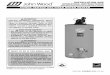 POWER VENTED GAS FIRED WATER HEATER - … · POWER VENTED GAS FIRED WATER HEATER INSTALLATION AND OPERATING INSTRUCTIONS Read these instructions thoroughly …