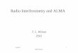 Radio Interferometry and ALMA - ESO A as measured with all configurations of ... (128)x(2 GHz) (we show ½ of the filters) ... 450/850 micrometer images of Fomalhaut